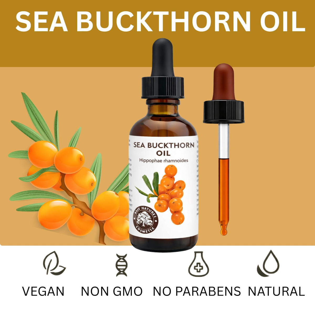 Best Nature's Cosmetics label and ingredient panel, confirms cold-pressed unrefined