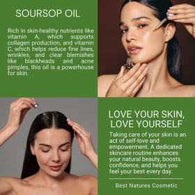 Best Nature's Cosmetics facial massage with oil to lock moisture and smooth skin