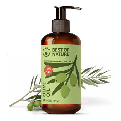 Best of Nature front label showing 8 fl oz bottle and clear branding benefit simplicity