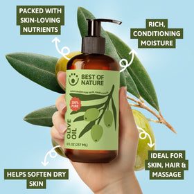 Best of Nature used as hair treatment showing shine and softness benefit