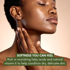 Best of Nature label detail highlighting cold-pressed unscented quality