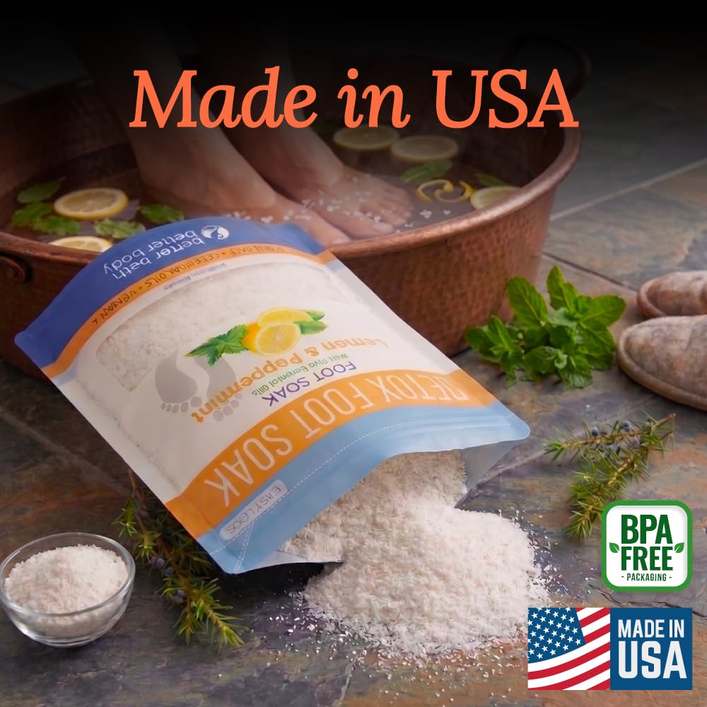 Better Bath Better Body relaxed feet on towel in spa setting highlighting at-home recovery