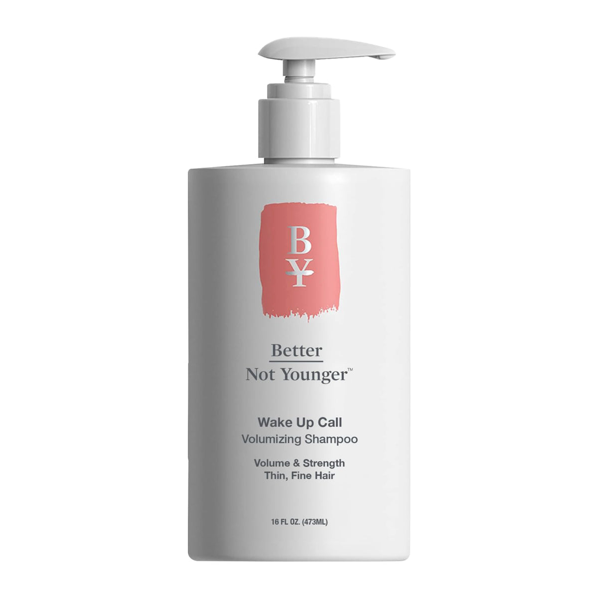 Better Not Younger front bottle view showing packaging and volume benefits