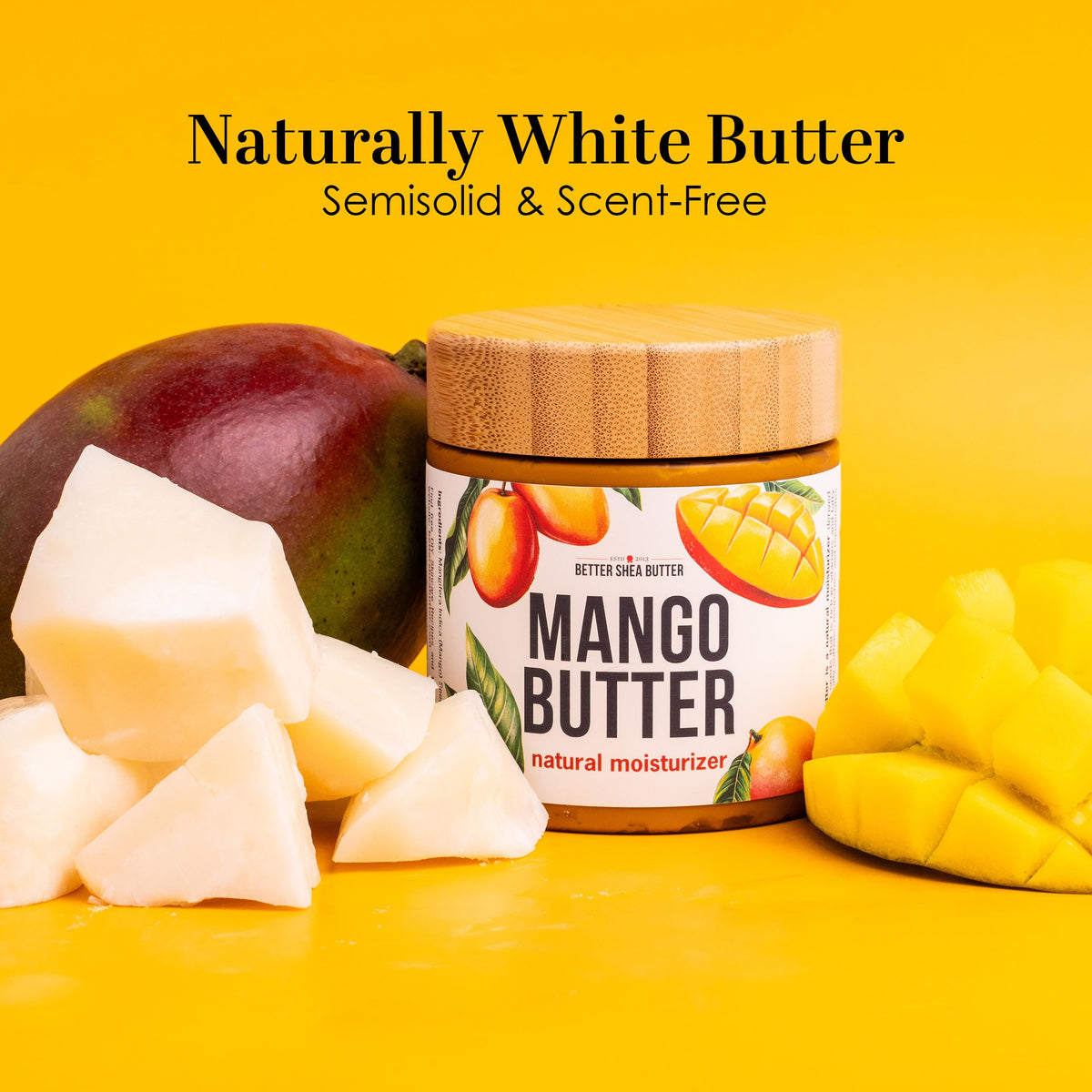 Better Shea Butter jar on bathroom shelf suggesting daily routine and convenience