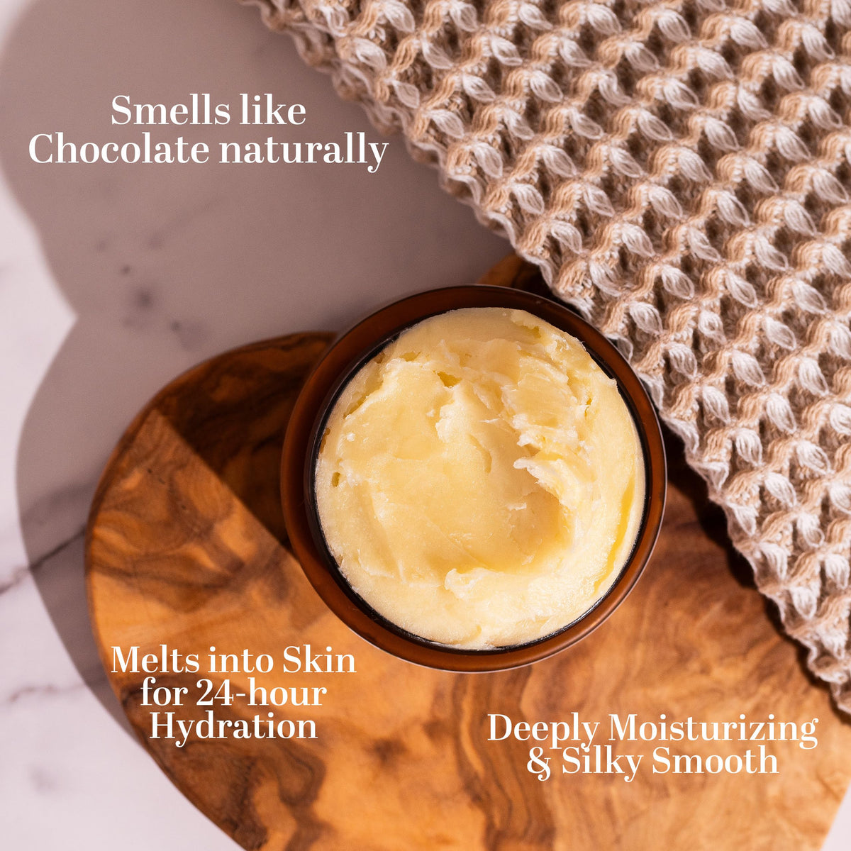Better Shea Butter illustrative before and after skin appearance support comparison