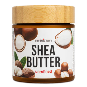 Better Shea Butter front jar view showing clean packaging and natural moisturizer