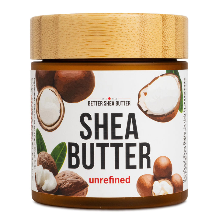 Better Shea Butter front jar view showing clean packaging and natural moisturizer