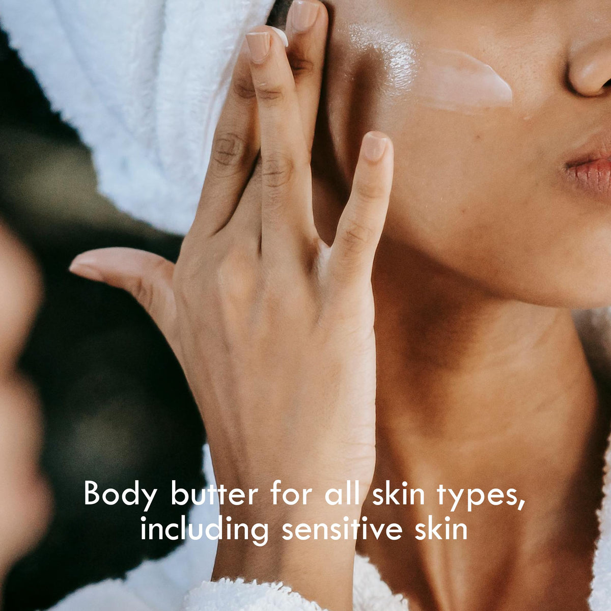 Better Shea Butter hands application shows fast absorption for soft skin