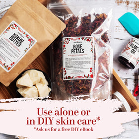 Better Shea Butter kokum applied to hair ends to add shine and tame frizz