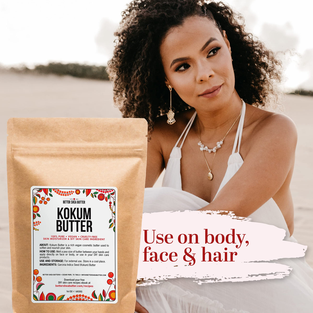 Better Shea Butter kokum with soap-making ingredients showing formulation use