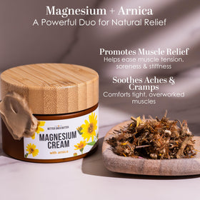 Better Shea Butter label and ingredients list highlighting magnesium and butters