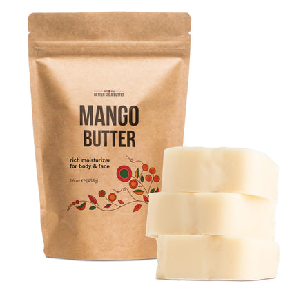Better Shea Butter front packaging showing one pound block and brand