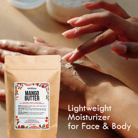 Better Shea Butter label detail highlighting natural unrefined benefits