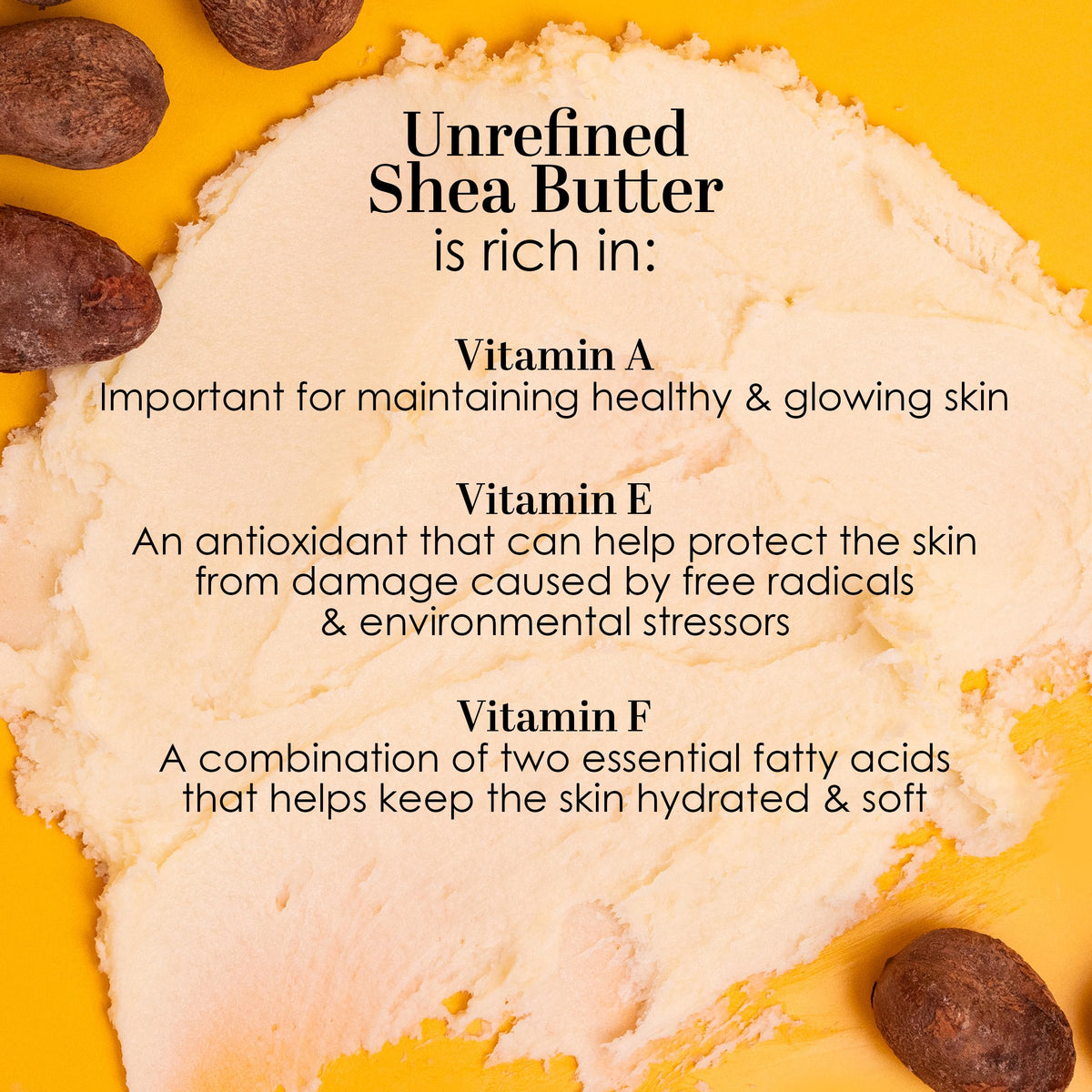 Better Shea Butter melting in hands demonstrating easy absorption and deep hydration