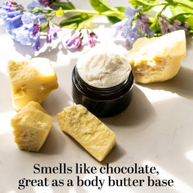 Better Shea Butter melting on fingers to demonstrate easy application and smooth absorption benefit