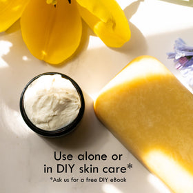 Better Shea Butter melting on hand to demonstrate smooth application and immediate moisture benefit