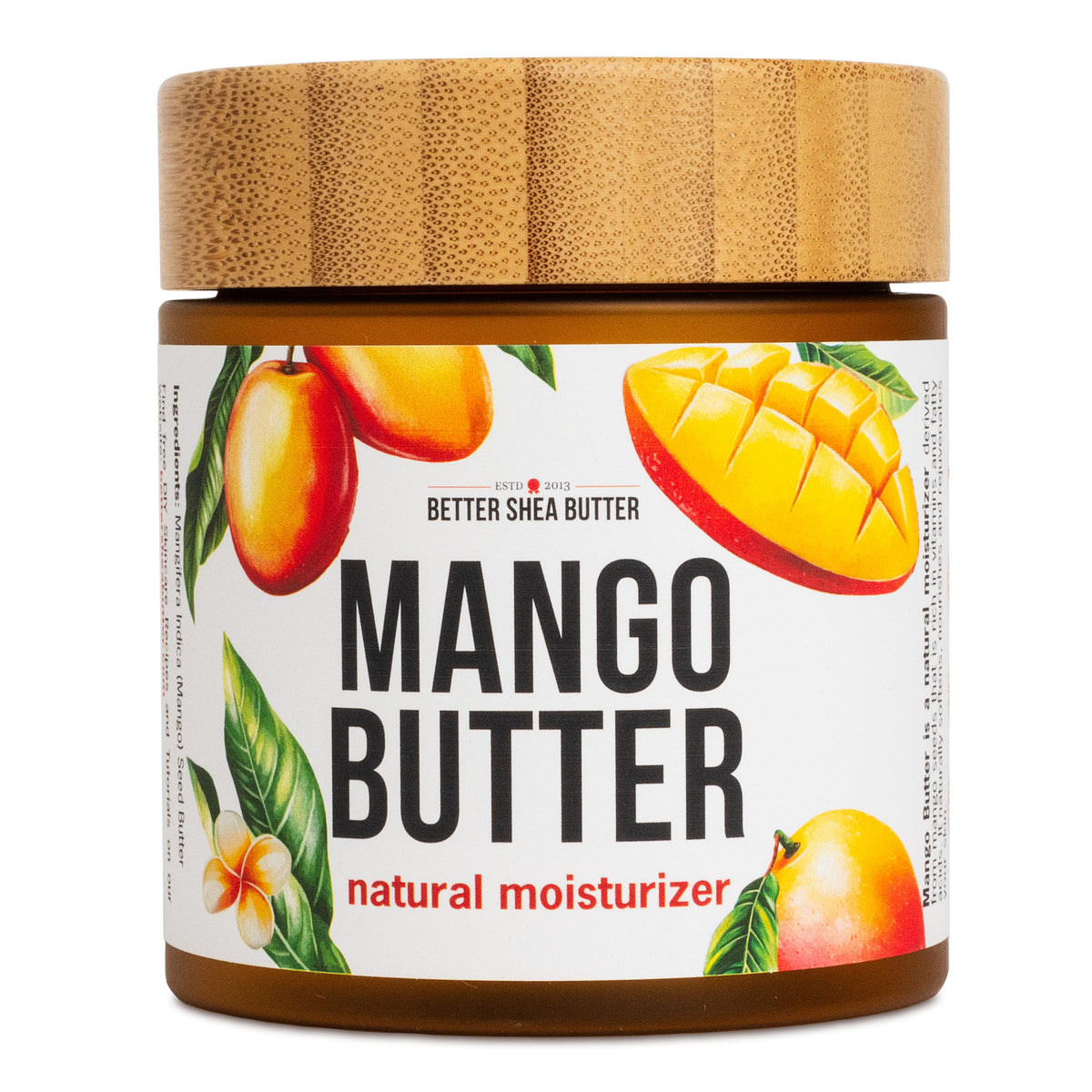Better Shea Butter jar front label showing product and clear benefits