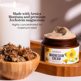 Better Shea Butter open tub showing creamy texture for smooth magnesium absorption