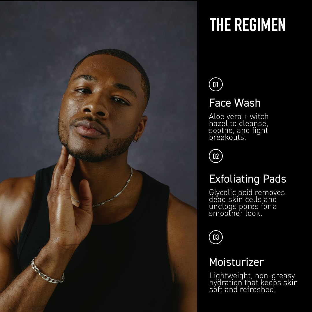 Bevel face wash pump dispensing gel with aloe texture — soothes and cleanses skin