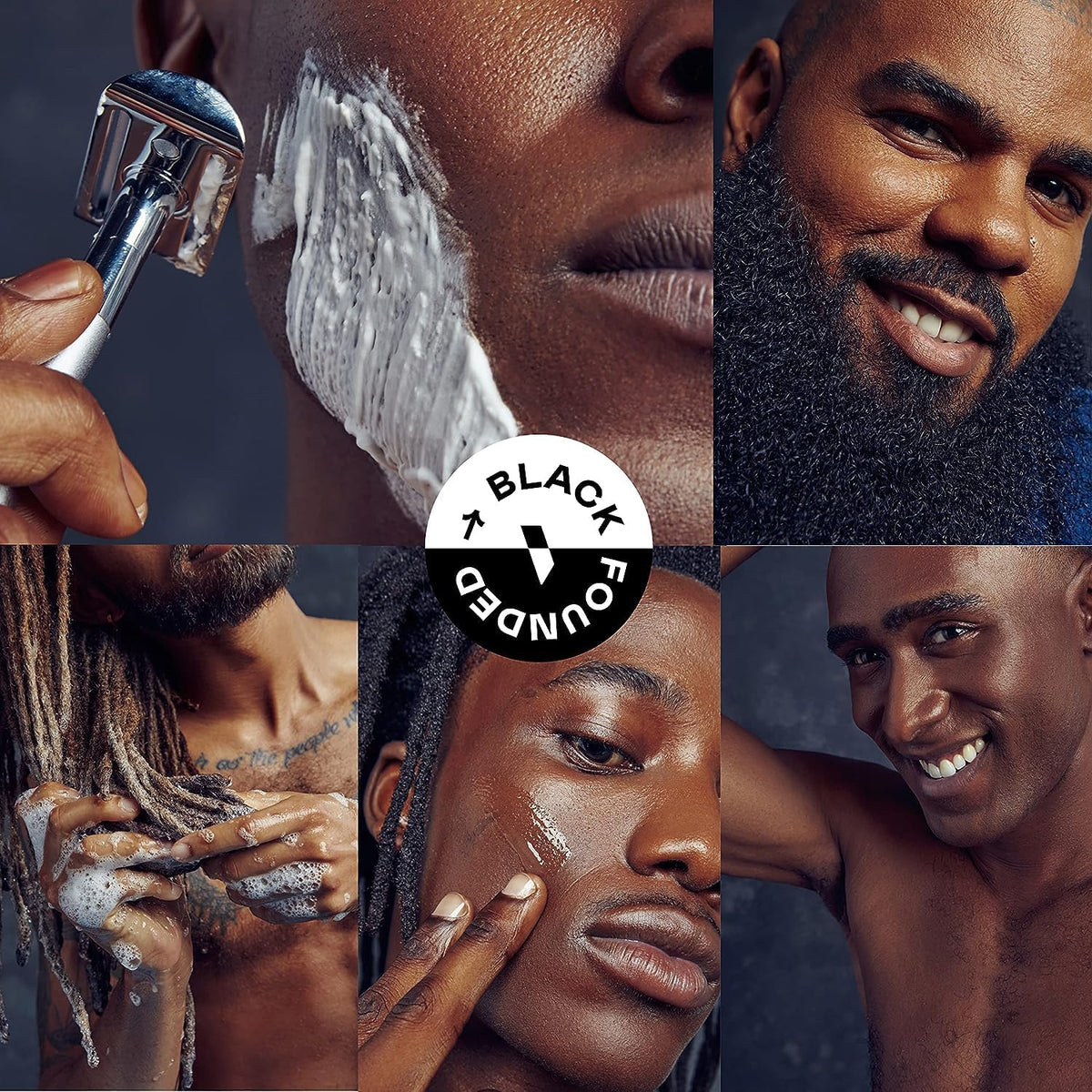 Bevel label showing shea butter, coconut oil, and vitamin B for nourishing benefits