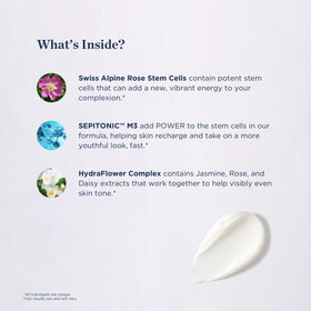 Beverly Hills MD ingredient swatch highlighting hyaluronic acid for plumping