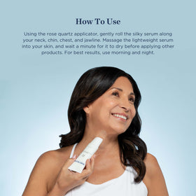Beverly Hills MD tube next to hand showing product size and portability