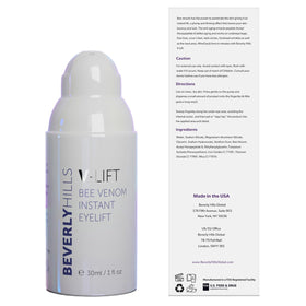 BEVERLY HILLS lifestyle image of man using serum for reduced puffiness