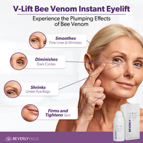 BEVERLY HILLS close-up of serum texture showing lightweight absorption benefit