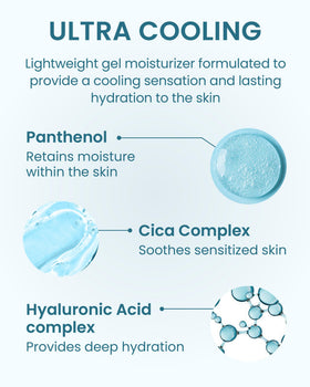 BEYOND close-up cream swirl highlighting cooling gel consistency and smoothness