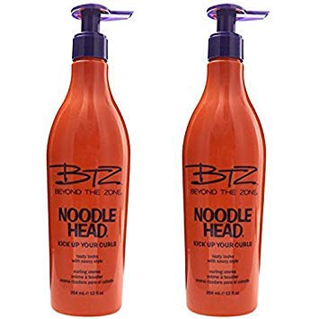Beyond the Zone front packaging showing two 11.5 oz bottles for defined frizz-free curls