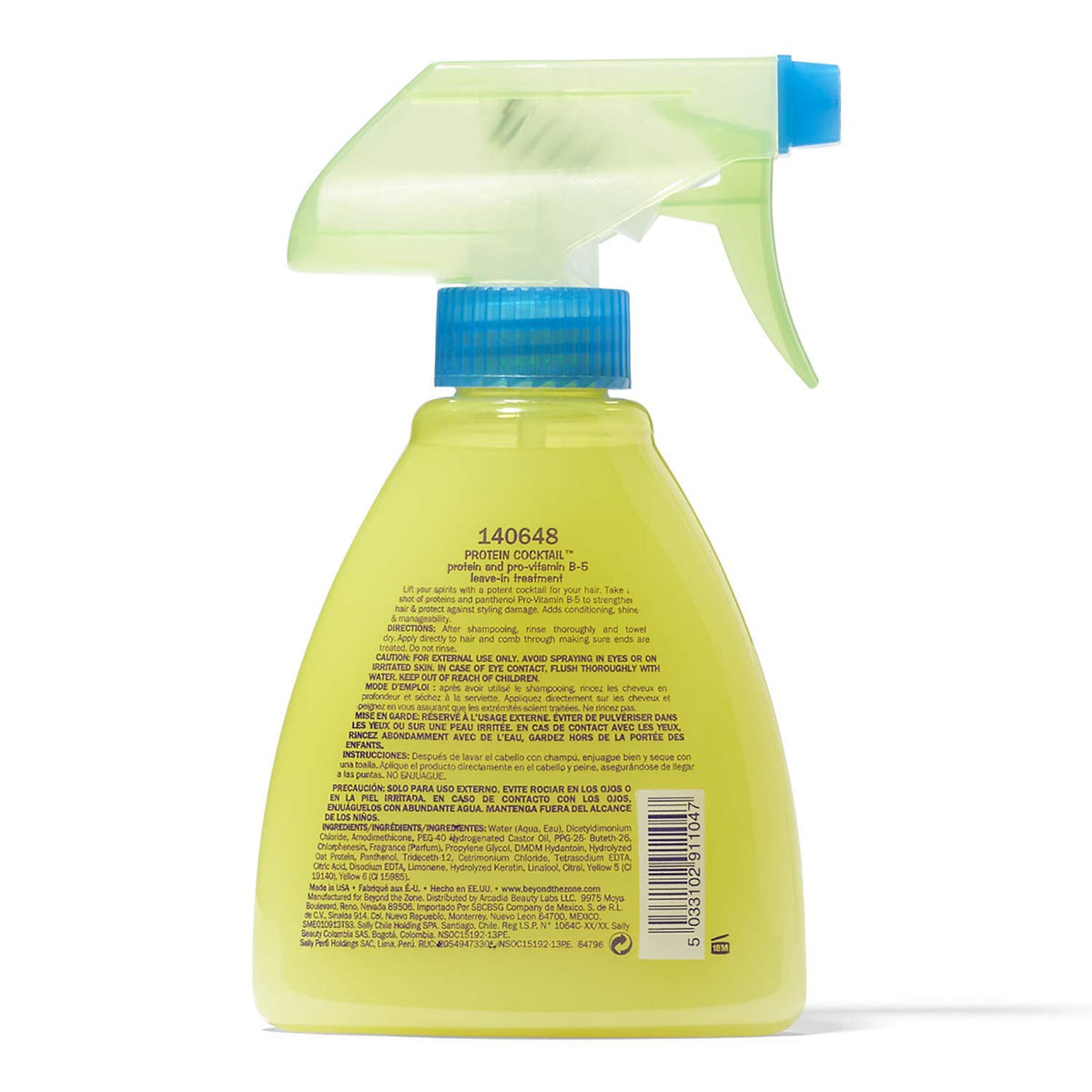 Beyond The Zone product in use smoothing hair for easier detangling