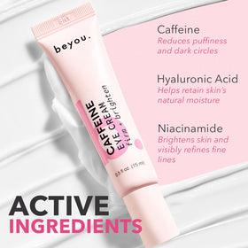 Beyou open jar texture close-up, shows lightweight cream and smooth absorbency benefit