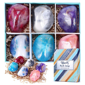 Bff Beauty Garden front packaging showing six soap bars, elegant gift-ready display and protection