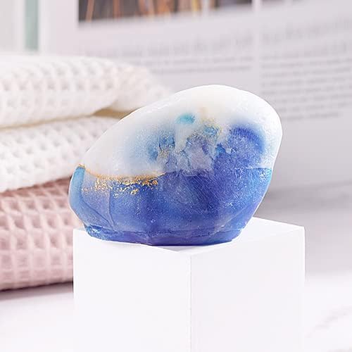 Bff Beauty Garden soap in hand with foam, demonstrating rich lather and easy washing
