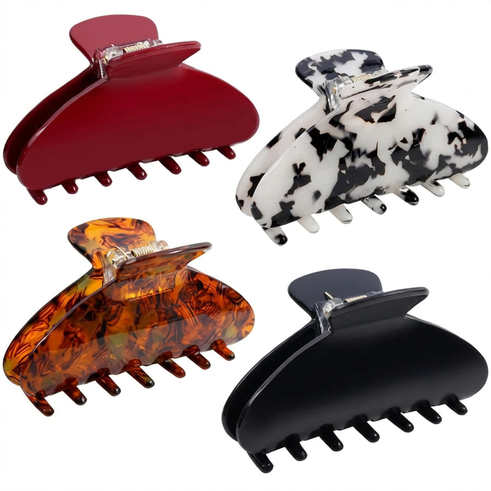 Bgffuy front packaging showing four red and black clips and set benefit