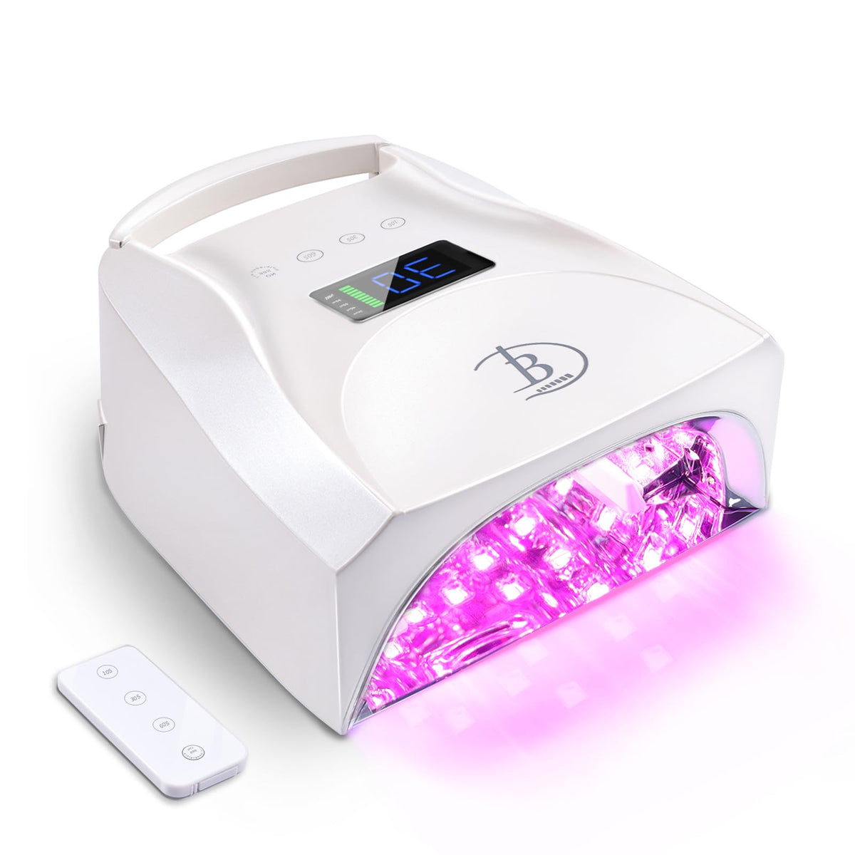 BIDUO lamp front view showing design and quick curing benefit