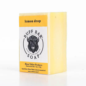 Big Crazy Buffalo close-up of soap texture highlighting creamy tallow moisture