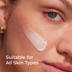 Bigger Than Beauty moisturizer on hand demonstrating smooth application and quick absorption