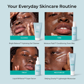 Bigger Than Beauty removing makeup to show effective gentle cleansing