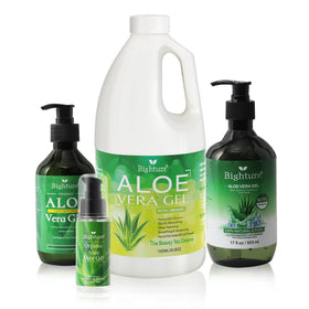 BIGHTURE gel on hand applied to skin to soothe and hydrate quickly