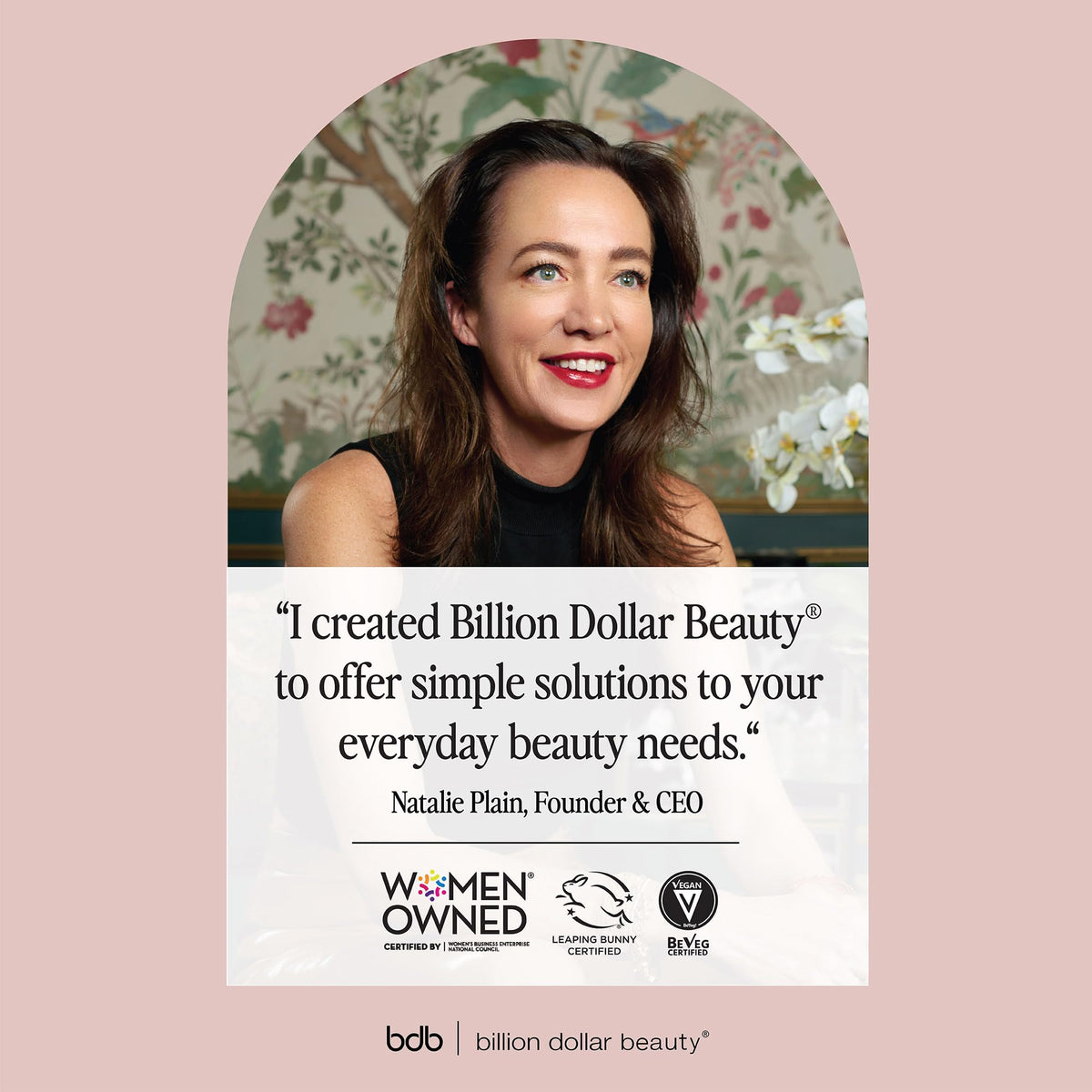 Billion Dollar Beauty sticks next to coin showing compact size and travel-ready convenience