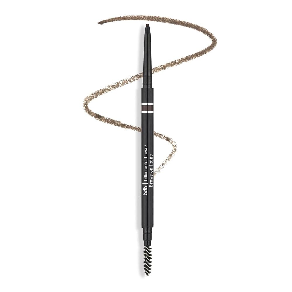 billion dollar brows front packaging showing Taupe shade and compact design benefit