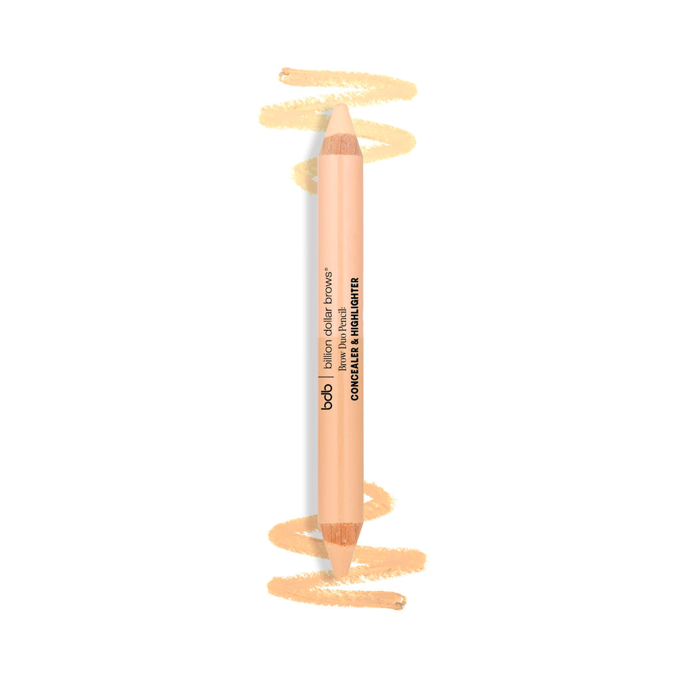 billion dollar brows front packaging showing dual-ended pencil and branding for quick identification