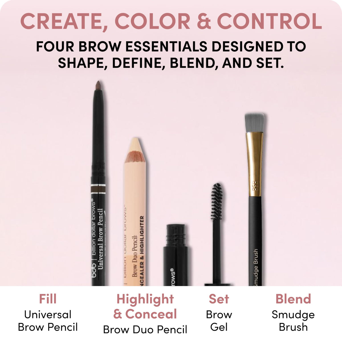 billion dollar brows duo highlighter-concealer pencil demonstrating dual function