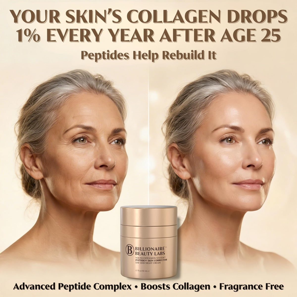 BILLIONAIRE BEAUTY LABS open jar texture highlighting lightweight cream