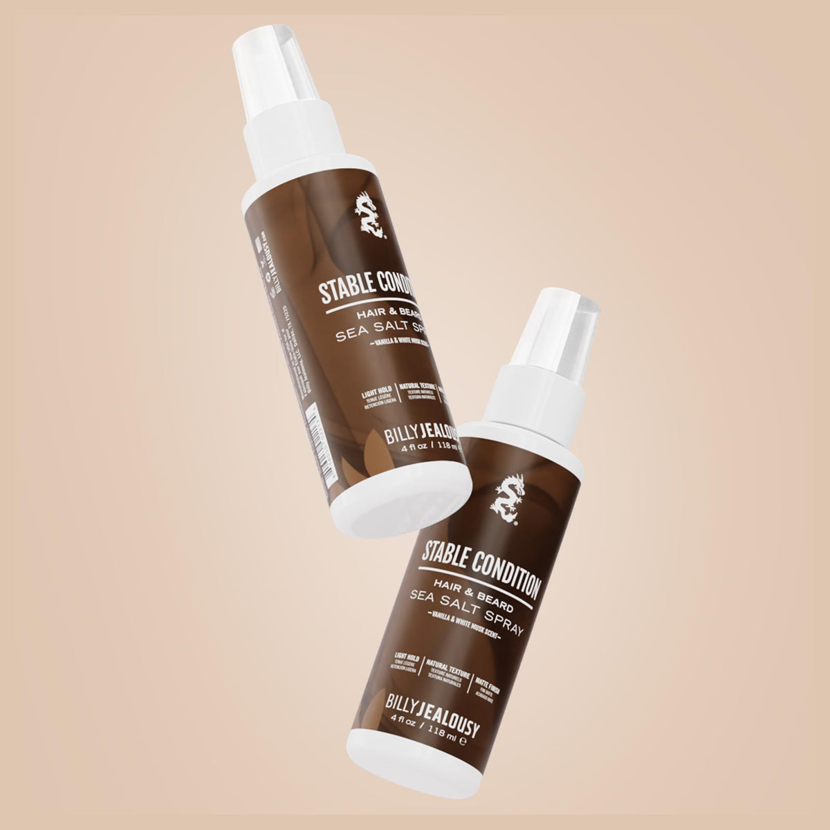 Billy Jealousy bottle on bathroom shelf illustrating everyday grooming convenience