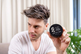 Billy Jealousy comb styling on longer hair detail showing definition and flexible hold benefit