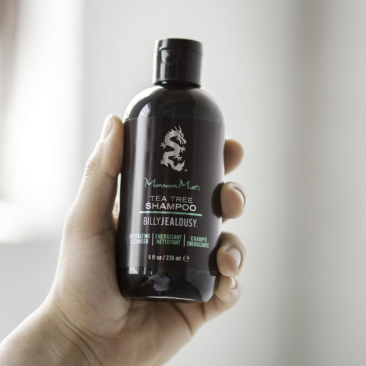 Billy Jealousy paired with Typhoon Tango conditioner to show recommended routine benefits