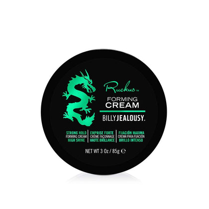 Billy Jealousy Ruckus tub front view shows packaging and size benefit