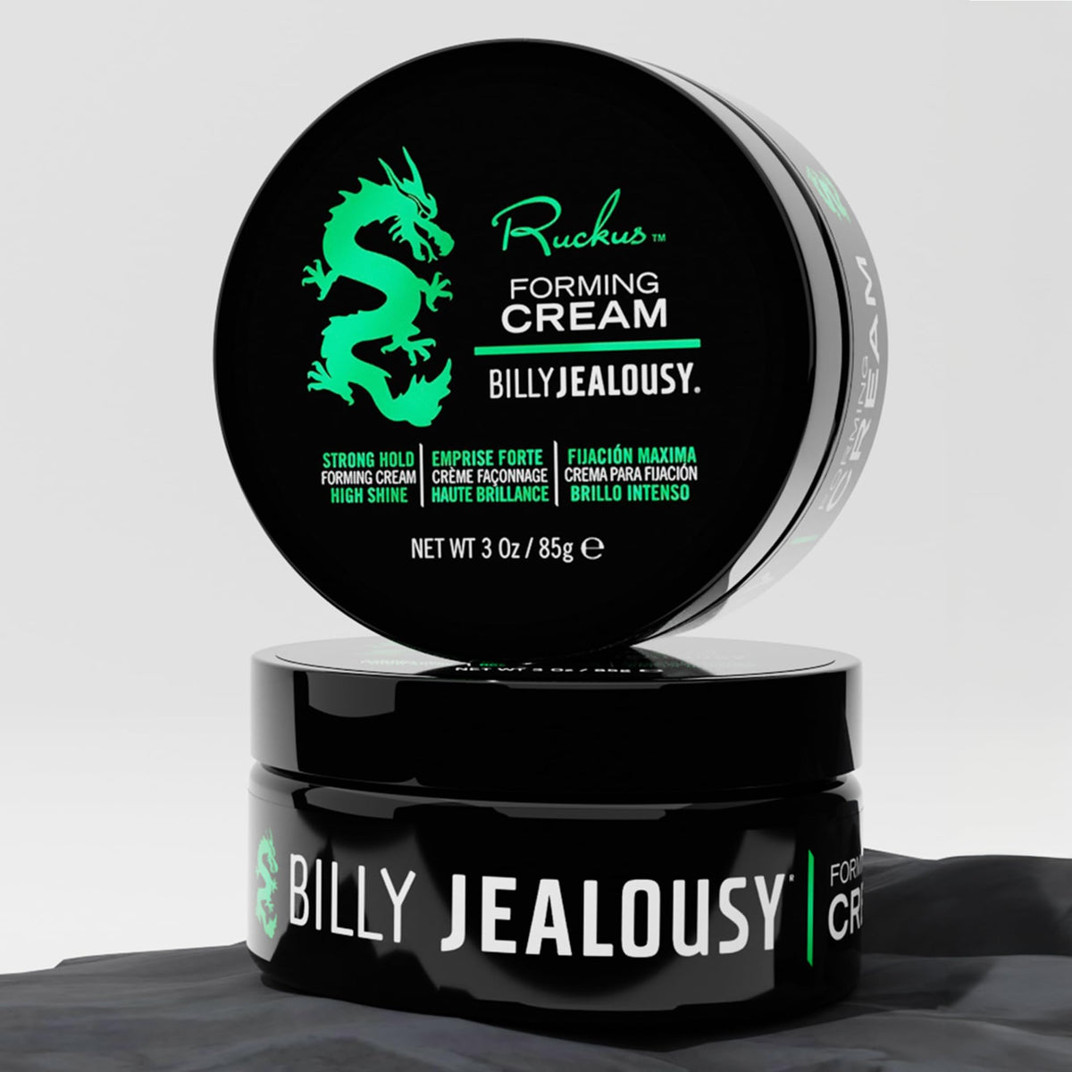 Billy Jealousy Ruckus rinsing under water showing easy washout benefit